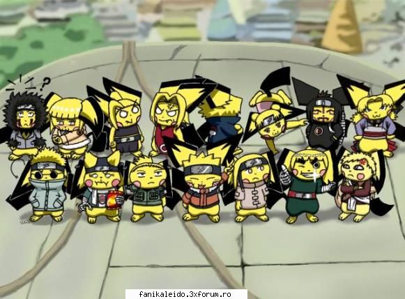 sakura imagine amuzanta toti din naruto.o include domnisoara sakura pikacachu