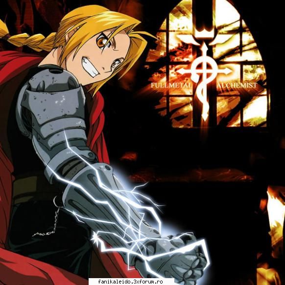 full metal alchemist edward sau scur ed... Alchimistul de foc