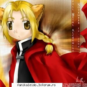 edward elric Alchimistul de foc