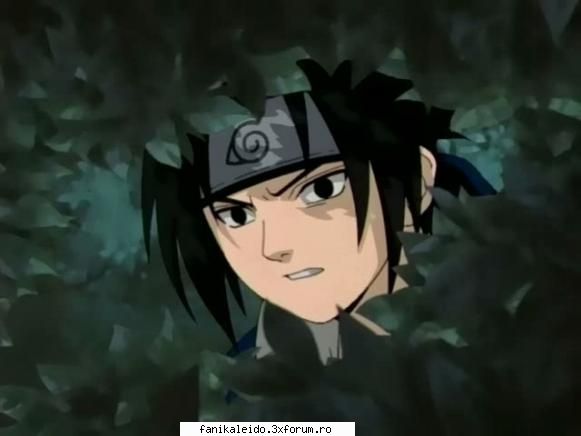 sasuke - Printre copaci....bing bang...:)))))))))):)))))) - ~*~Naruto~*~